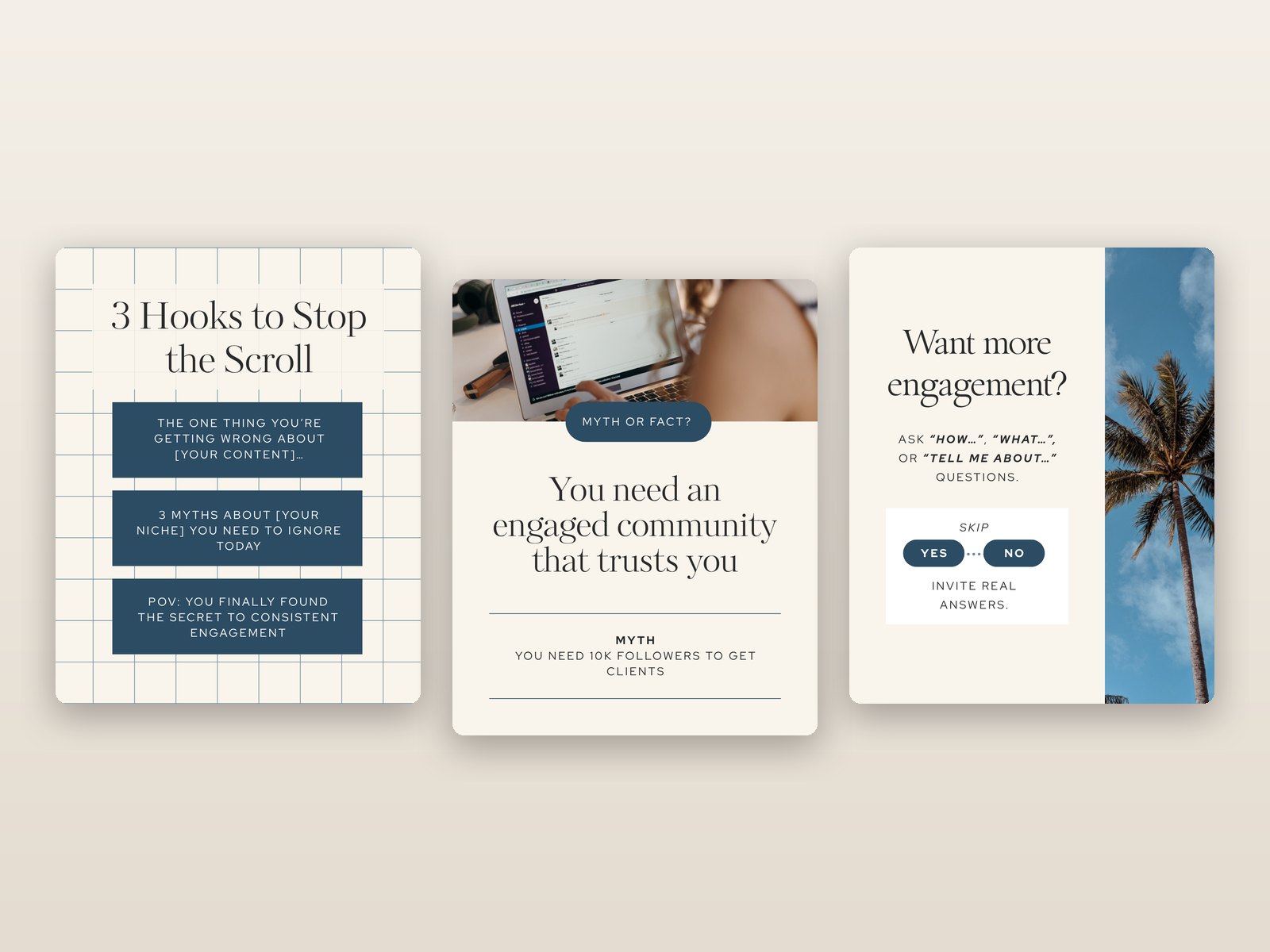 Social Media Manager Instagram Templates preview 1